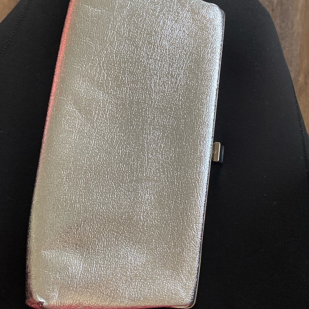 Vintage silver clutch bag
